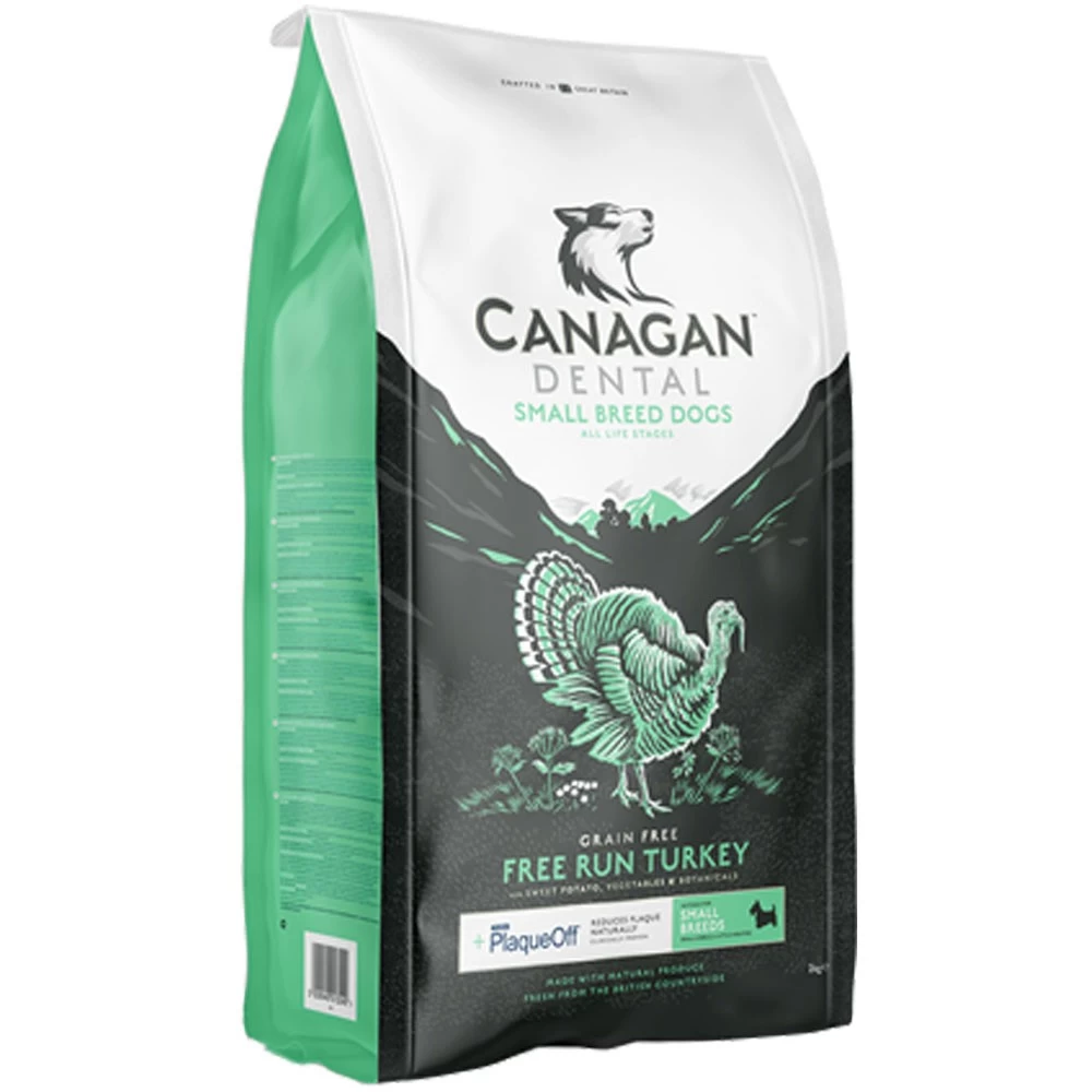 Canagan Free Run Turkey Dental Small 6 Kg Cibo Secco Per Cani Di Piccola Taglia Con Tacchino Anti Placca 3 Canagan Free Run Turkey Dental Small 6 Kg Cibo Secco Per Cani Di Piccola Taglia Con Tacchino Anti Placca
