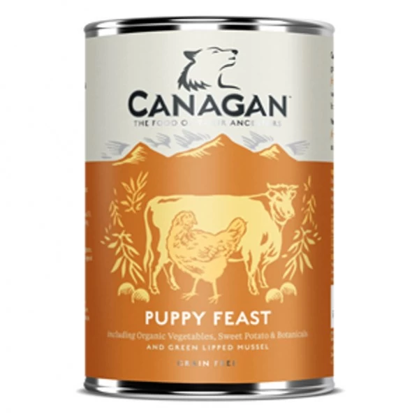 CANAGAN Puppy Feast CIBO UMIDO PER CANE Cucciolo Da 400 Gr 3 CANAGAN Puppy Feast CIBO UMIDO PER CANE Cucciolo Da 400 Gr