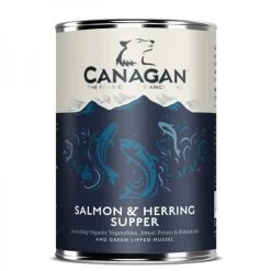 CANAGAN Salmon & Herring Supper CIBO UMIDO PER CANE Con Salmone E Aringhe Da 400 Gr