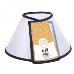 Collare Elisabettiano Collo 32 - 37 Cm In PVC Per Cane E Gatto