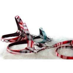 Dog Line Tartan Pettorina Per Cani Tg M Circ. Torace 37cm Scozzese Non Regolabile