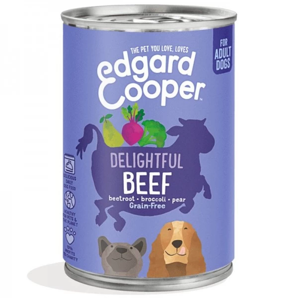 Edgard & Cooper Beef Cibo Umido Grain-free Per Cane Da 400 Gr Con Manzo 3 Edgard & Cooper Beef Cibo Umido Grain-free Per Cane Da 400 Gr Con Manzo