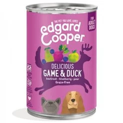 Edgard & Cooper Game & Duck Cibo Umido Grain-free Per Cane Da 400 Gr Con Selvaggina E Anatra