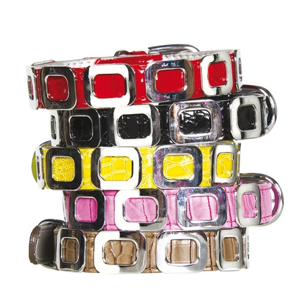 FARM COMPANY Collare Ecopelle Retrò ROSSO Per Cane 10x300 Mm 3 FARM COMPANY Collare Ecopelle Retrò ROSSO Per Cane 10x300 Mm