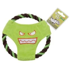 FARM COMPANY Frisbee In Peluche E Corda Da 18 Cm Per Cane