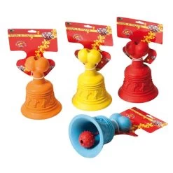 FARM COMPANY Gioco In Gomma A Forma Di Campana Con Tintinnio 11x16 Cm