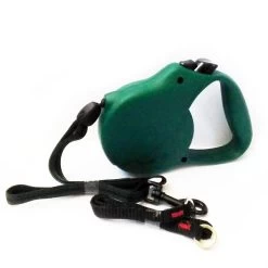 FLEXI CLASSIC 2 GRUN Guinzaglio Avvolgibile Con Corda Medium 5 Mt Port.Max 25 Kg