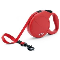 FLEXI CLASSIC COMPACT 2 Guinzaglio Avvolgibile Per Cani Medium Con Fettuccia 5 Mt Port. Max 35