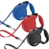 FLEXI CLASSIC COMPACT 3 Guinzaglio Avvolgibile Con Fettuccia Large 5 Mt Port.Max 60 Kg -Negozio Di Animali flexi classic compact 3 guinzaglio avvolgibile con fettuccia large 5 mt portmax 60 kg