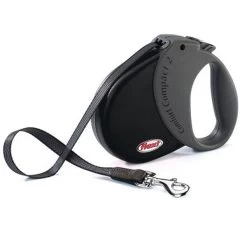 FLEXI COMFORT COMPACT 3 Guinzaglio Avvolgibile Con Fettuccia Large 5 Mt Port.Max 60 Kg