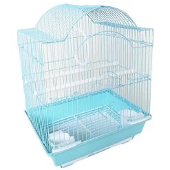 Gabbia Per Uccelli Rettangolare Da Appendere 30x23x39 H Cm Colori Vari