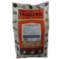 Gheda OSSOBISCO LARGE Dog&Dog Expert Biscotti Per Cani 15 Kg