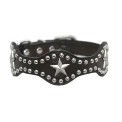 HIP DOGGIE Collare Con Borchie Alla Moda Per Cane Tg.M 26-35 Cm