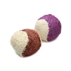 Hip Doggie Loofah Palla In Fibra Vegetale Gioco Per Cane Da 8 Cm