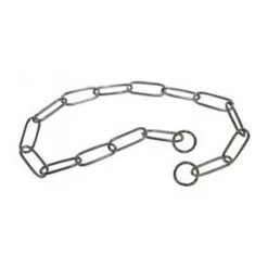 LARIUS Collare A Strangolo O Strozzo Salvapelo In Acciaio Per Cane 80cm X4mm