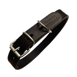 Larius COLLARE In Cuoio Con Fibbia Per Cane 2,5x45 Cm