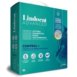 LINDOCAT ADVANCED Control Plus Lettiera Diagnostica Micro Agglomerante Per Gatto Da 6 Litri Controllo PH Urine