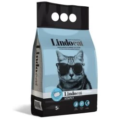 LINDOCAT SOAPLY Lettiera Micro Agglomerante Bianca Per Gatto Da 5 Litri Bentonite