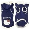 Love Pets T-Shirt Per Cane Hello Kitty Tg. L/34 Cm Blu Con Cappuccio E Sacca In Cotone -Negozio Di Animali love pets t shirt per cane hello kitty tg l 34 cm blu con cappuccio e sacca in cotone