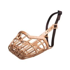 Museruola In Plastica Mis.10 Con Montatura In Nylon Per Cane