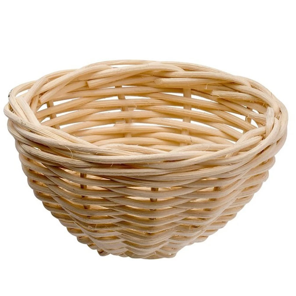 Nido Uccelli In Vimini Per Canarini Diam. 11 Cm 3 Nido Uccelli In Vimini Per Canarini Diam. 11 Cm