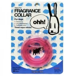 OHH! FRAGRANCE COLLAR Collare In Silicone Universale Profumato Per Cane 10mm Alla Rosa