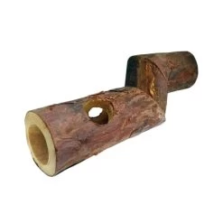 Okay Pet Tunnel A Gomito In Legno Per Roditori 26x7x10 Cm