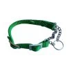 PEGGY Collare Semi-strangolo Nylon E Catena VERDE 15x250-360 Mm Per Cane -Negozio Di Animali peggy collare semi strangolo nylon e catena verde 15x250 360 mm per cane