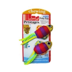 Petstages Fishy Fun Gioco Per Gatto In Tessuto Con Catnip 2 Pesciolini Da 10 Cm