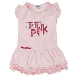 PINK PANTHER Abito Per Cane Con Strass Tg. XXS/20 Cm Rosa