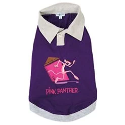 PINK PANTHER Polo Per Cane Tg. S/30 Cm Viola