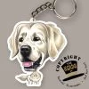 Portachiavi Dog Caricature Golden Retriever By Tommi Vuorinen -Negozio Di Animali portachiavi dog caricature golden retriever by tommi vuorinen