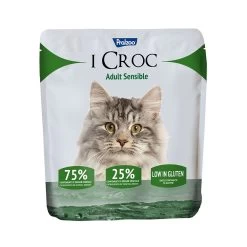 Pralzoo I Croc Adult Sensible Cibo Secco Per Gatto Da 400g Con 75% Di Componenti Di Origine Animale