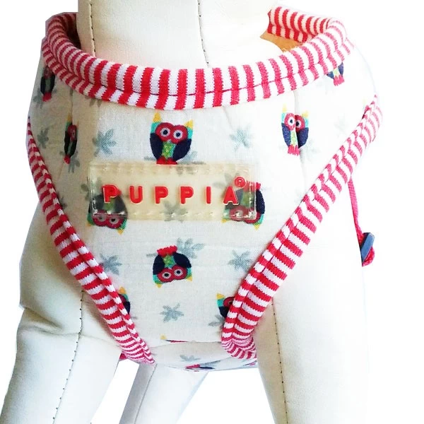 PUPPIA Pettorina In Cotone Traspirante E Nylon Per Cane Tg.S Collo 24cm X 32-48cm 3 PUPPIA Pettorina In Cotone Traspirante E Nylon Per Cane Tg.S Collo 24cm X 32-48cm