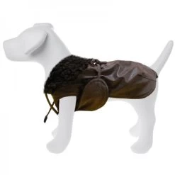 Rich Dog Tecno Cappottino In Ecopelle Per Cane Tg. 18 Cm