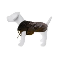 Rich Dog Tecno Cappottino In Ecopelle Per Cane Tg. 25 Cm