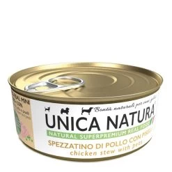 Unica Natura Spezzatino Di Pollo Con Piselli 150 G Cibo Umido Per Cani Toy, Miniature E Small Di Tutte Le Età