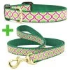 UP COUNTRY Green Kismet Guinzaglio Con Collare Per Cane 25x1200 Mm Tg.XL In Nylon -Negozio Di Animali up country green kismet guinzaglio con collare per cane 25x1200 mm tgxl in nylon