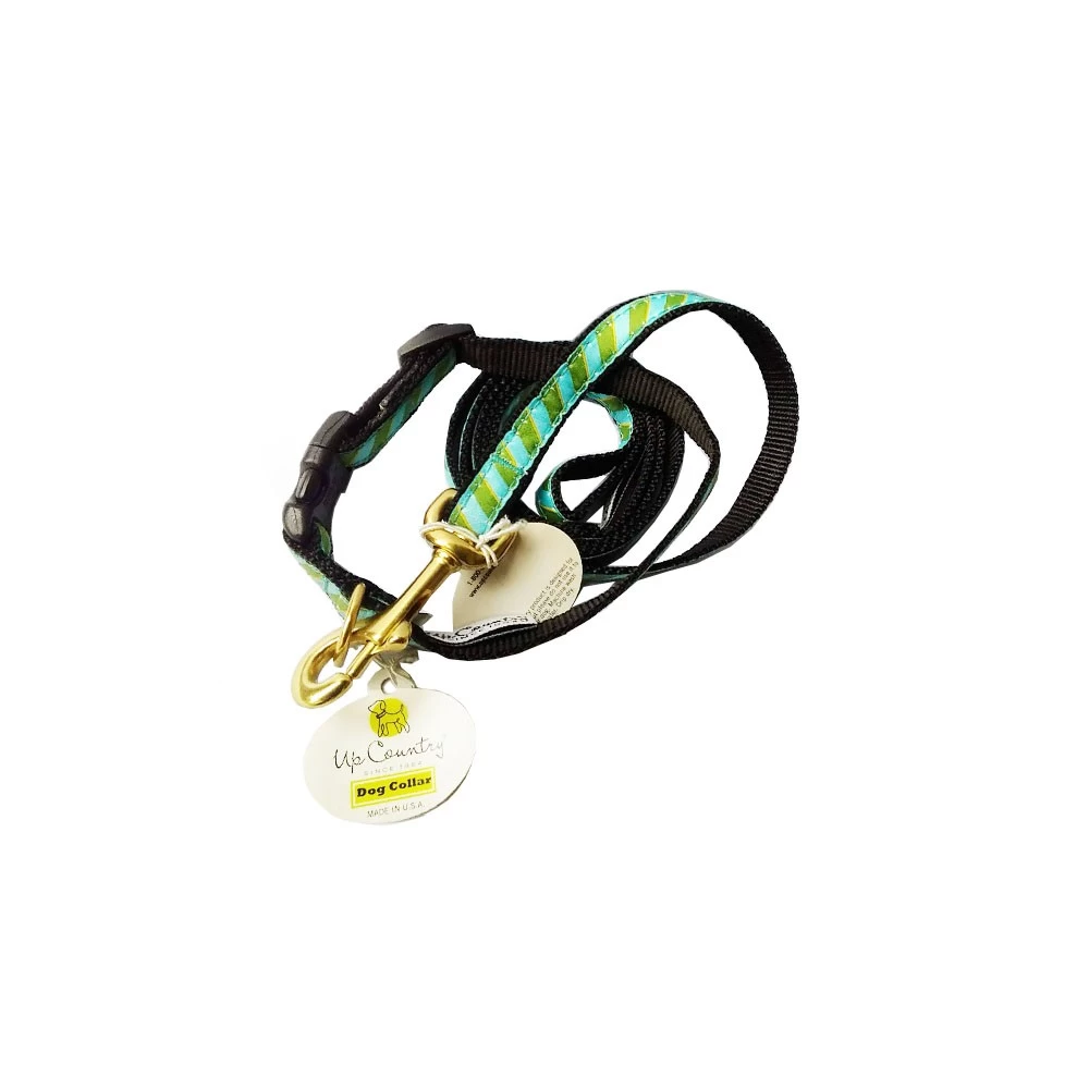 UP COUNTRY Green Light Guinzaglio Con Collare Per Cane 25x1200 Mm Tg.L In Nylon 3 UP COUNTRY Green Light Guinzaglio Con Collare Per Cane 25x1200 Mm Tg.L In Nylon