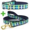 UP COUNTRY Newport Plaid Guinzaglio Con Collare Per Cane 15x1200 Mm Tg.XS In Nylon -Negozio Di Animali up country newport plaid guinzaglio con collare per cane 15x1200 mm tgxs in nylon