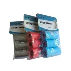 WD Ricambi Sacchetti Igenici 3 Rotoli Da 15 Sacchetti